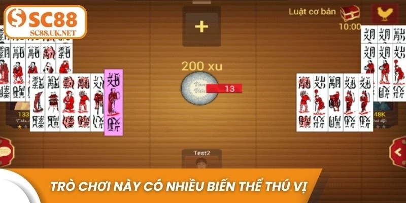Trò chơi này không chỉ có luật cơ bản mà còn có nhiều biến thể thú vị
