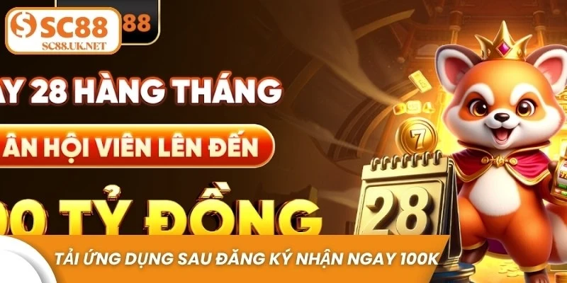 Tải ứng dụng sau đăng ký nhận ngay 100K tiền thưởng thú vị