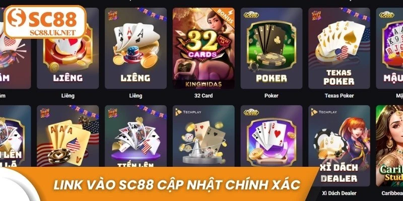 Link vào SC88 luôn được cập nhật chính xác, không bị chặn thao tác
