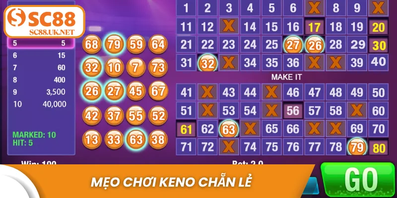Mẹo chơi keno chẵn lẻ – Thủ thuật nhỏ nhưng giúp ổn định lợi nhuận